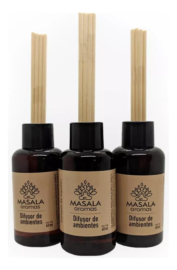 DIFUSOR PARA AMBIENTES C/VARILLAS MASALA