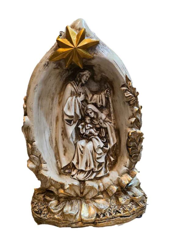 Pesebre Grande 29cm Patinado