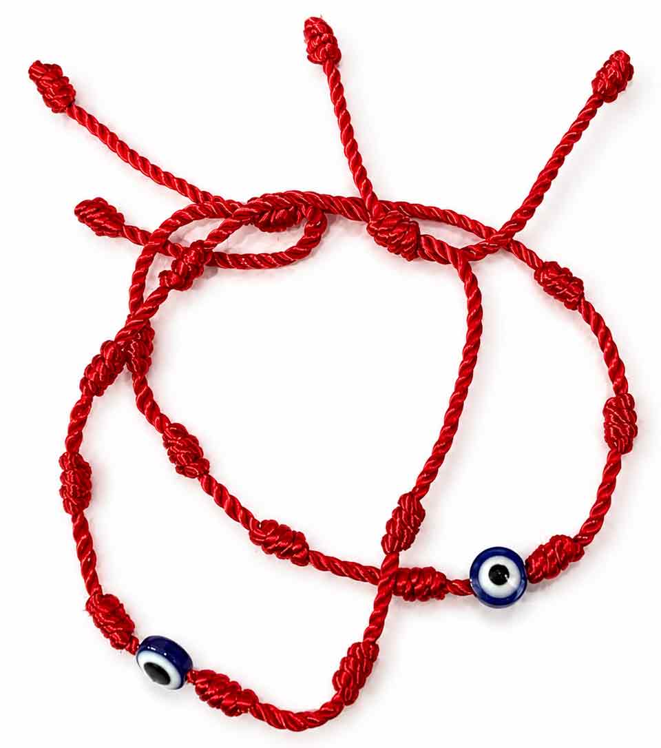 Pulsera 7 Nudos con Ojo Turco