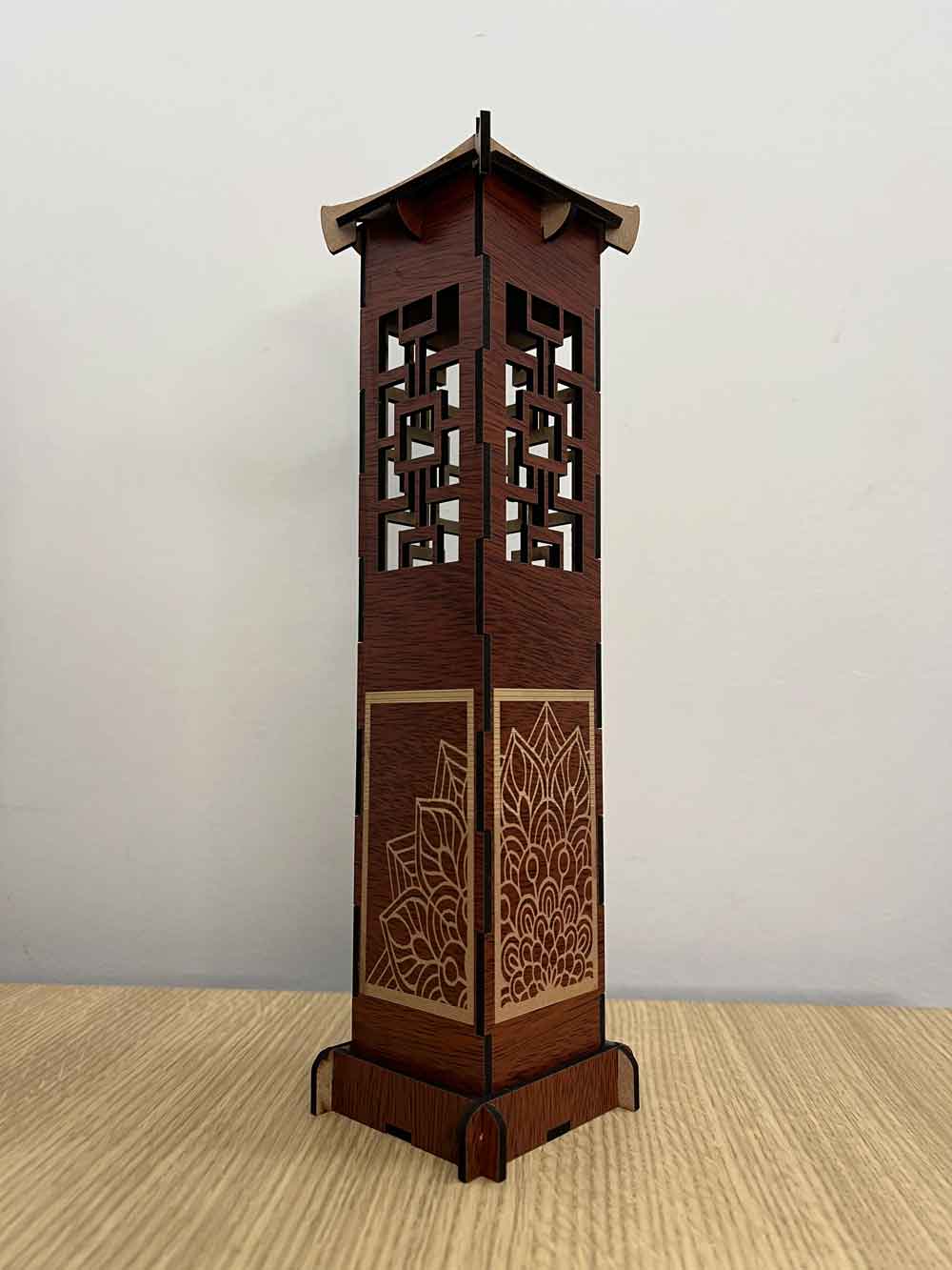 Porta Sahumerios Torre Pagoda MDF