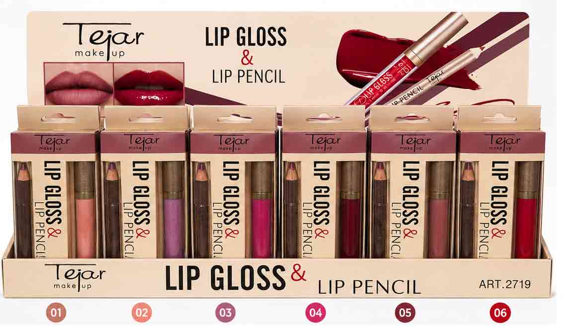 Combo Lip Gloss y Lip Pencil